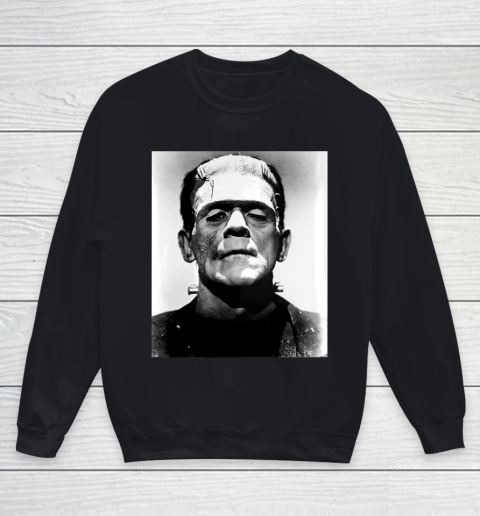 Classic Halloween Monster Poster Horror Movie Frankenstein Youth Sweatshirt