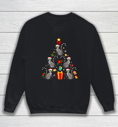 Lemur Christmas Ornament Tree Funny Gift Sweatshirt