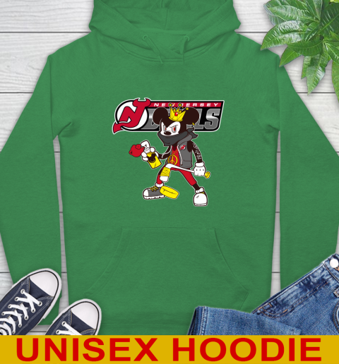 New Jersey Devils NHL Hockey Mickey Peace Sign Sports Hoodie 8