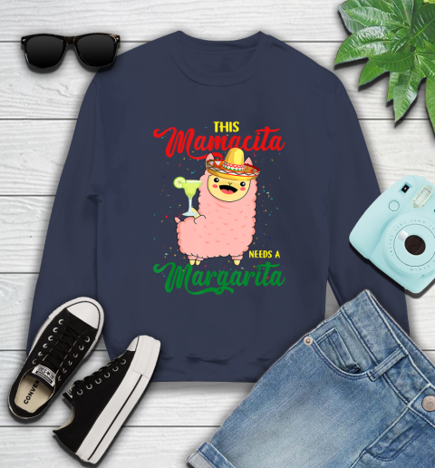 Nurse Shirt This Mamacita needs a Margarita Llama T Shirt Sweatshirt 2