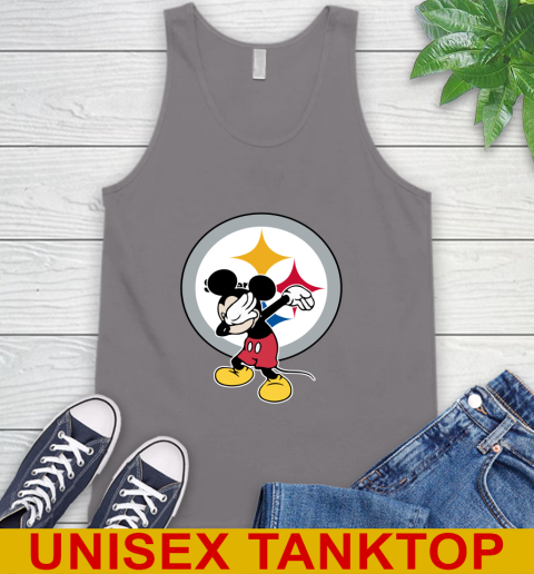 Pittsburgh Steelers NFL Football Dabbing Mickey Disney Sports Tank Top 7