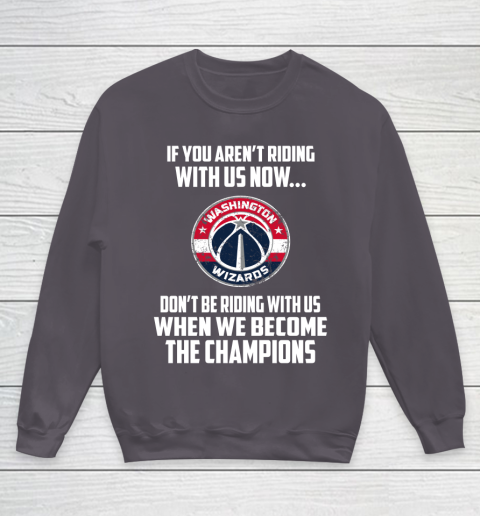 NBA Washington Wizards Basketball We Become The Champions Youth Sweatshirt 5