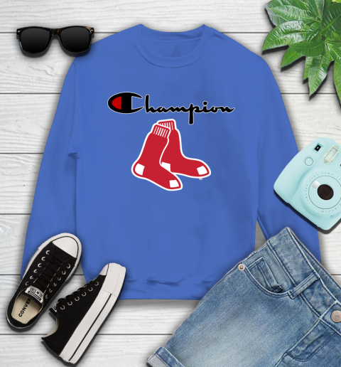 MLB Baseball Boston Red Sox Champion Shirt Youth Sweatshirt 4