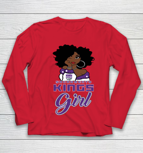 Sacramento Kings Girl NBA Youth Long Sleeve 10