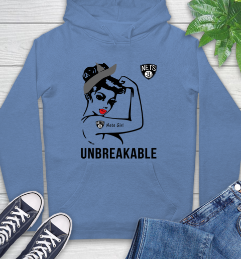 NBA Brooklyn Nets Girl Unbreakable Basketball Sports Hoodie 9