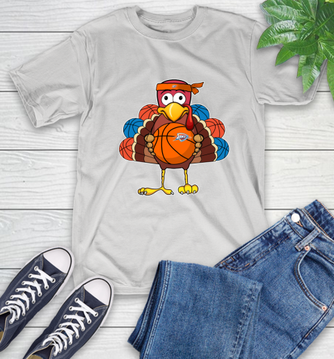 Oklahoma City Thunder Turkey thanksgiving day T-Shirt