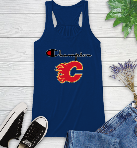 NHL Hockey Calgary Flames Champion Shirt Racerback Tank 5