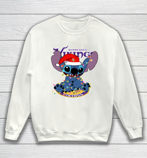Minnesota Vikings NFL Football noel stitch Christmas Sweatshirt