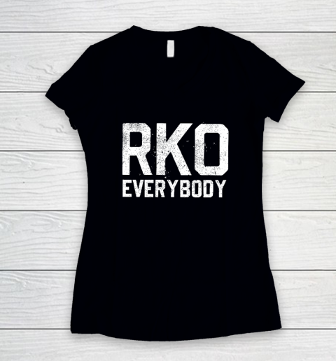 Randy Orton RKO Everybody Women's V-Neck T-Shirt