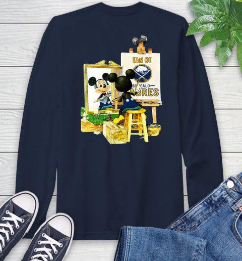 NHL Hockey Buffalo Sabres Mickey Drawing Shirt 56