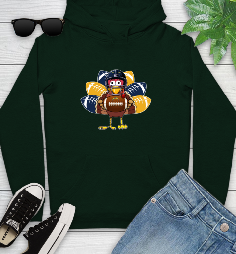 San Diego Chargers Turkey Thanksgiving Day Youth Hoodie 13