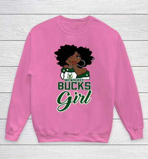 Milwaukee Bucks Girl NBA Youth Sweatshirt 7