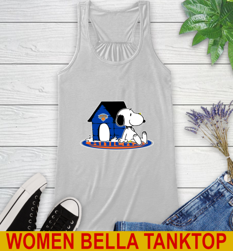 NBA Basketball New York Knicks Snoopy The Peanuts Movie Shirt Racerback Tank
