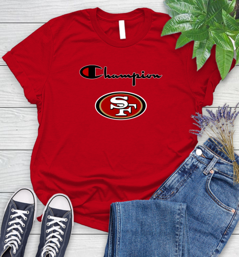Red women's shop champion shirt