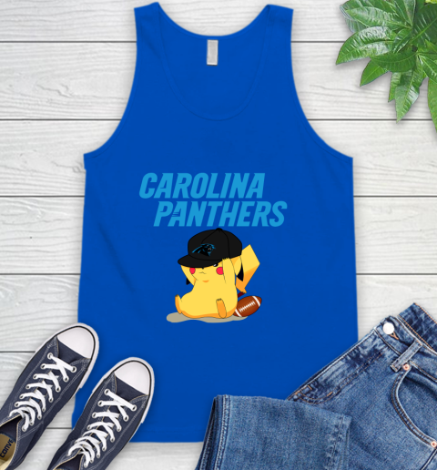 NFL Pikachu Football Sports Carolina Panthers Tank Top 5