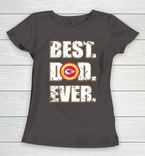 NFL Kansas City Chiefs Football Best Dad Ever Family Shirt Women's T-Shirt 7