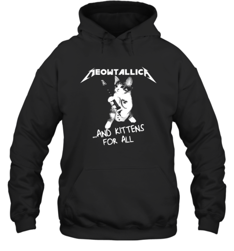 meowtallica cat hoodie