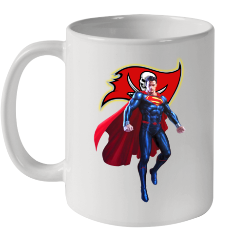 NFL Superman DC Sports Football Tampa Bay Buccaneers Ceramic Mug 11oz