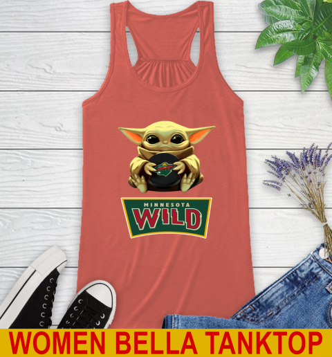 NHL Hockey Minnesota Wild Star Wars Baby Yoda Shirt 40