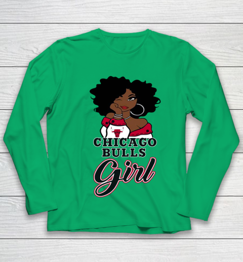 Chicago Bulls Girl NBA Youth Long Sleeve 6