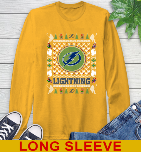 Tampa Bay Lightning Merry Christmas NHL Hockey Loyal Fan Long Sleeve T-Shirt 2