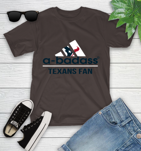 Houston Texans NFL Football A Badass Adidas Adoring Fan Sports Youth T-Shirt 7