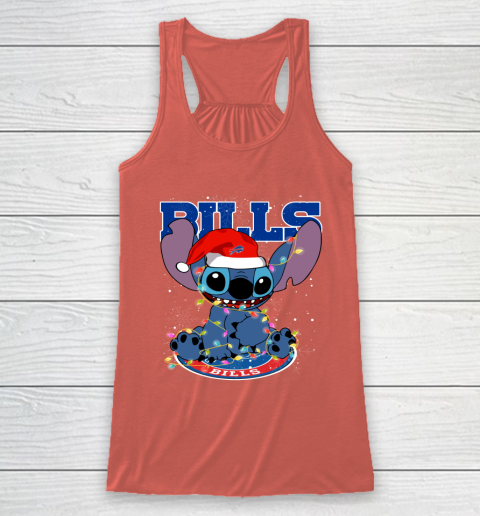 Buffalo Bills NFL Football noel stitch Christmas Racerback Tank 2