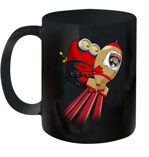NHL Hockey Florida Panthers Deadpool Minion Marvel Shirt Ceramic Mug 11oz