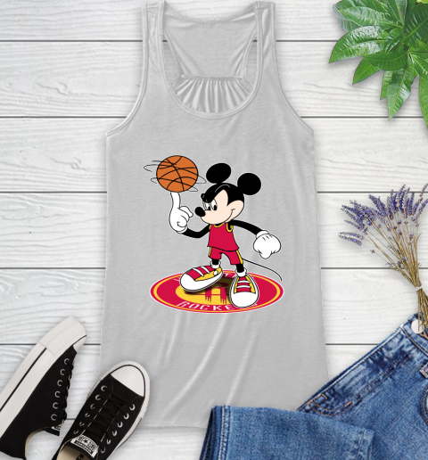 NBA Basketball Houston Rockets Cheerful Mickey Disney Shirt Racerback Tank 2
