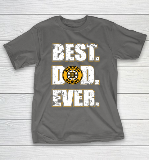 NHL Boston Bruins Hockey Best Dad Ever Family Shirt T-Shirt 8
