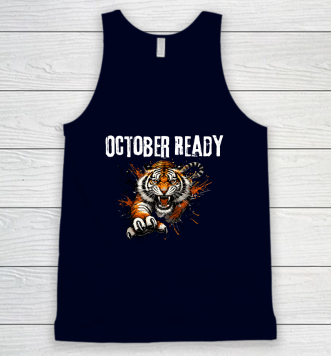 Funny October Ready For Ready Tiger Tank Top 2