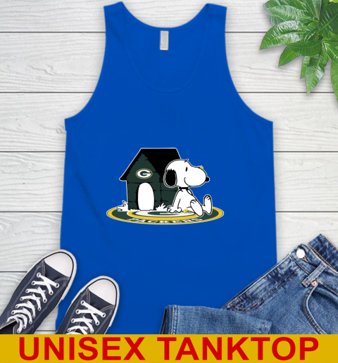NFL Football Green Bay Packers Snoopy The Peanuts Movie Shirt Tank Top 5
