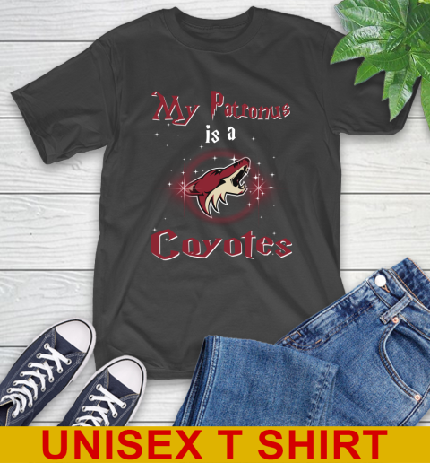 NHL Hockey Harry Potter My Patronus Is A Arizona Coyotes T-Shirt