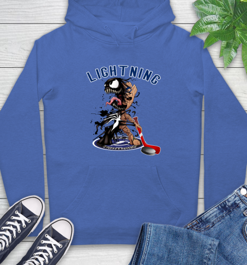 NHL Tampa Bay Lightning Hockey Venom Groot Guardians Of The Galaxy Hoodie 9