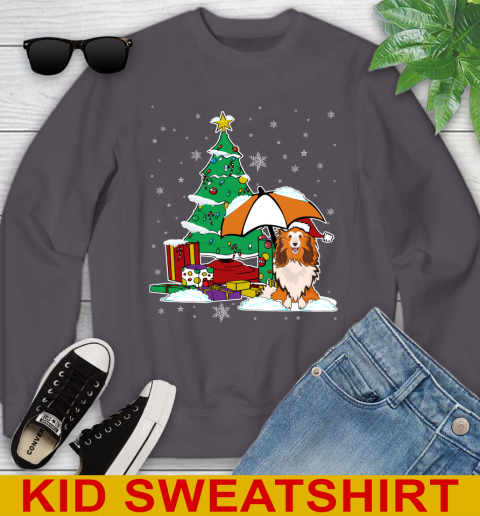 Sheltie Christmas Dog Lovers Shirts 113