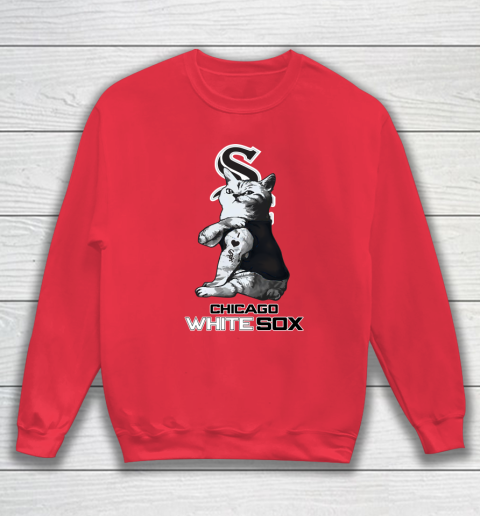 MLB Baseball My Cat Loves Chicago White Sox Sweatshirt 7