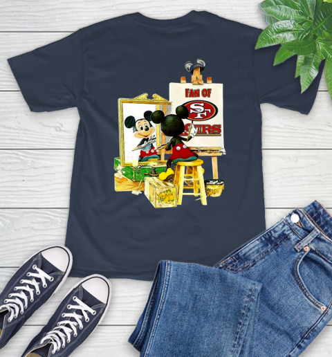 NFL Football San Francisco 49ers Mickey Drawing Shirt 3