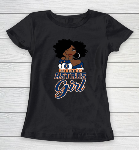 Houston Astross Girl MLB Women's T-Shirt 2