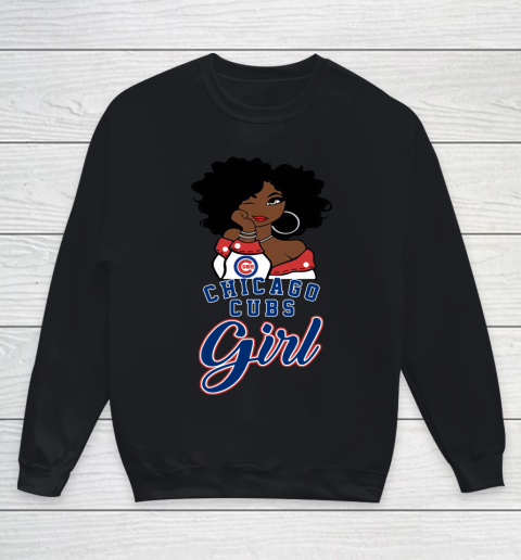 Chicago Cubs Girl MLB Youth Sweatshirt