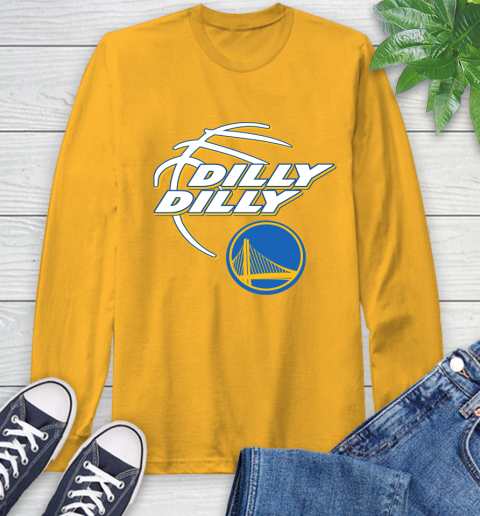 NBA Golden State Warriors Dilly Dilly Basketball Sports Long Sleeve T-Shirt 3