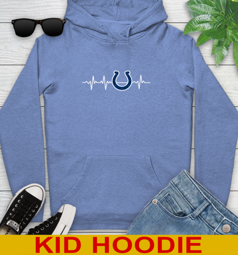 Indianapolis Colts NFL Football Heart Beat Shirt Youth Hoodie 13 Indianapolis Colts NFL Football Heart Beat Shirt Youth Hoodie - Image 13