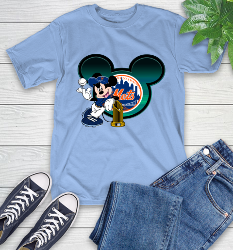 MLB New York Mets The Commissioner's Trophy Mickey Mouse Disney T-Shirt 11
