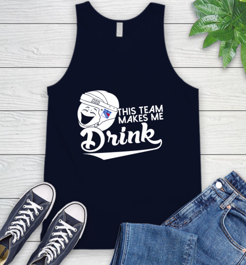 New York Rangers NHL Hockey This Team Makes Me Drink Adoring Fan Tank Top 2