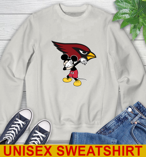 Arizona Cardinals NFL Football Dabbing Mickey Disney Sports Sweatshirt 12