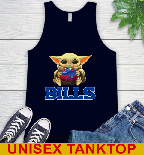 NFL Football Buffalo Bills Baby Yoda Star Wars Shirt Tank Top 3