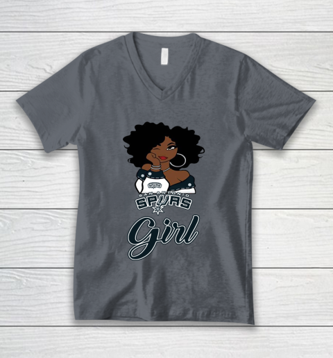 Girl in spurs shop shirt