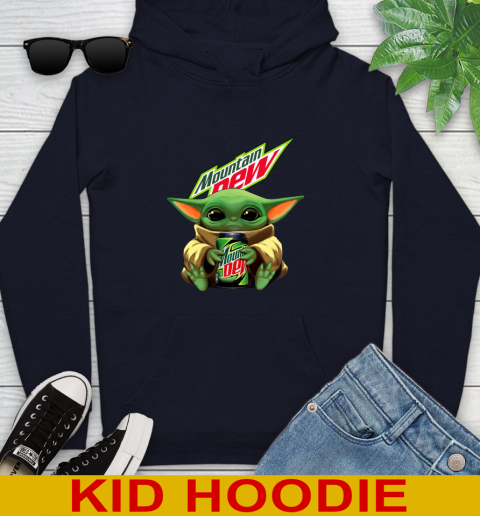 Star Wars Baby Yoda Hugs Mountain Dew Soft Drink Shirt 137