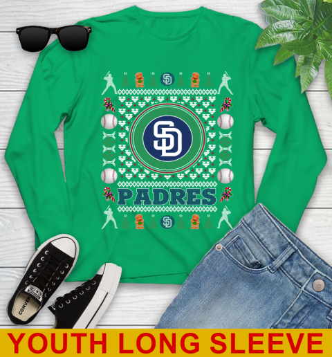 San Diego Padres Merry Christmas MLB Baseball Loyal Fan Youth Long Sleeve 7