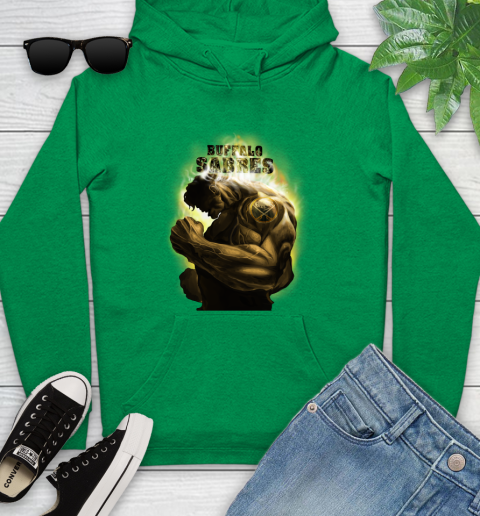 Buffalo Sabres NHL Hockey Hulk Marvel Avengers Sports Youth Hoodie 9