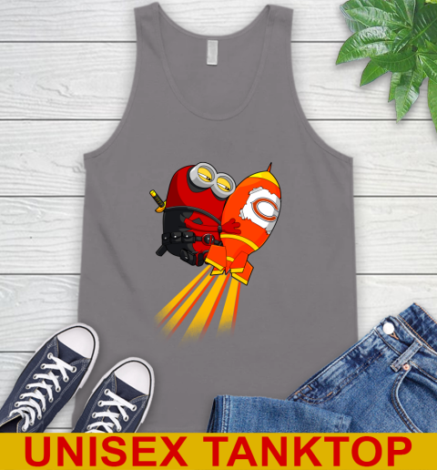 NFL Football Chicago Bears Deadpool Minion Marvel Shirt Tank Top 6